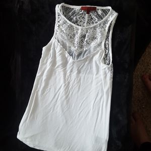 Lace Tank with back cut out